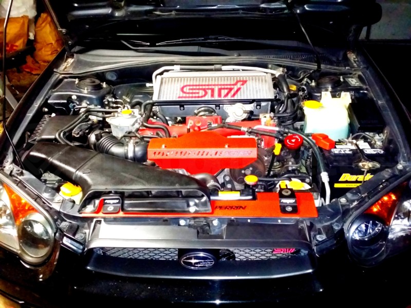 PERRIN Radiator Shroud Red (Part Number: PSP-ENG-501RD) User Media for: PERRIN Radiator Shroud Red - Subaru WRX 2002-2007 / STI 2004-2007