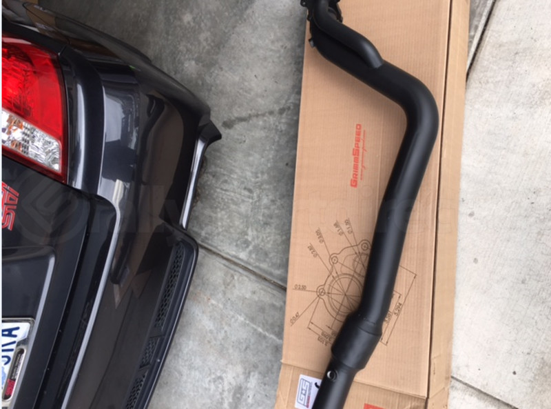 Grimmspeed LIMITED Downpipe Catted Ceramic Coated Black (Part Number: 007098) User Media for: Grimmspeed LIMITED Downpipe Catted Ceramic Coated Black - Subaru WRX 2008-2014 / STI 2008+ / Forester XT 2009-2013