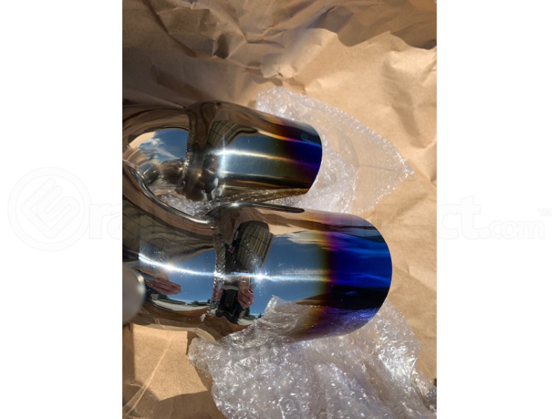 Nameless Performance Muffler Delete Single Wall Neochrome Tips ( Part Number: NAMRSPD077) Nameless Performance Muffler Delete Single Wall Neochrome Tips ( Part Number: RSPD077)