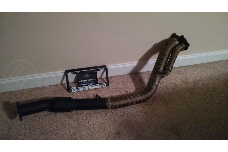 Grimmspeed LIMITED Downpipe Catted Ceramic Coated Black (Part Number: 007098) User Media for: Grimmspeed LIMITED Downpipe Catted Ceramic Coated Black - Subaru WRX 2008-2014 / STI 2008+ / Forester XT 2009-2013