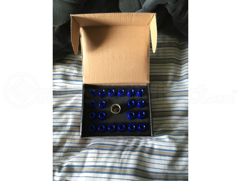Mishimoto Aluminum Locking Lug Nuts Blue 12x1.25 (Part Number: MMLG-125-LOCKBL) User Media for: Mishimoto Aluminum Locking Lug Nuts Blue 12x1.25 - Universal