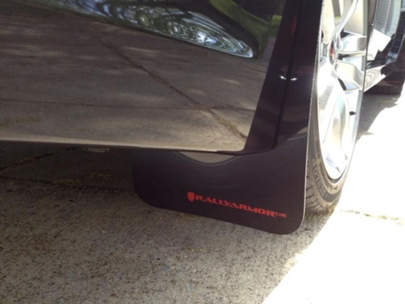 Rally Armor UR Mudflaps Black Urethane Red Logo (Part Number: MF19-UR-BLK/RD) Rally Armor UR Mudflaps Black Urethane Red Logo (Part Number: )