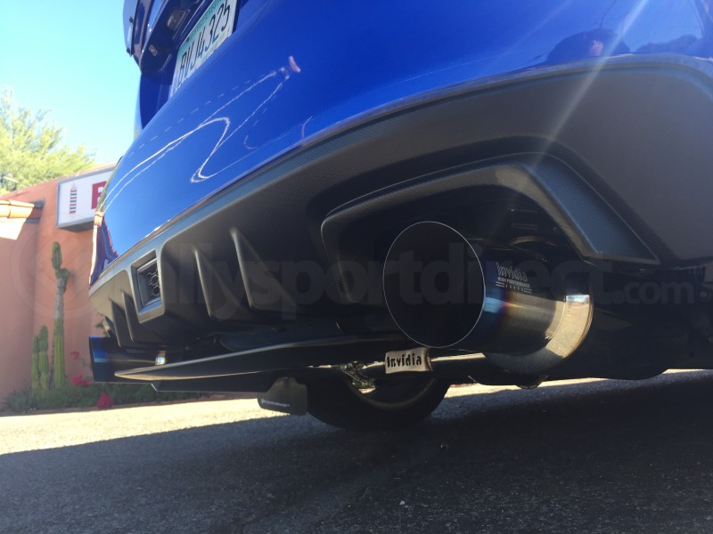 Invidia N1 Cat Back Exhaust Titanium Tips (Part Number: HS15STIGTT) User Media for: Invidia N1 Cat Back Exhaust Titanium Tips - Subaru WRX/STI 2015+