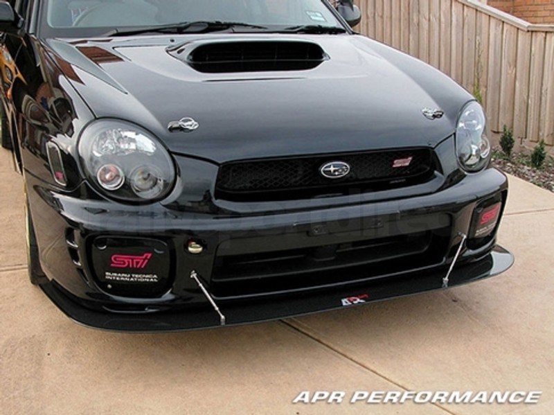 APR Carbon Fiber Front Wind Splitter (Part Number: CW-802308) User Media for: APR Carbon Fiber Front Wind Splitter - Subaru WRX 2002 - 2003