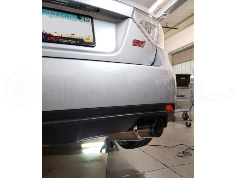 Invidia Racing Series Cat Back Exhaust Titanium Tip (Part Number: HS08SW5GRT) User Media for: Invidia Racing Series Cat Back Exhaust Titanium Tip - Subaru WRX Hatchback 2008-2014