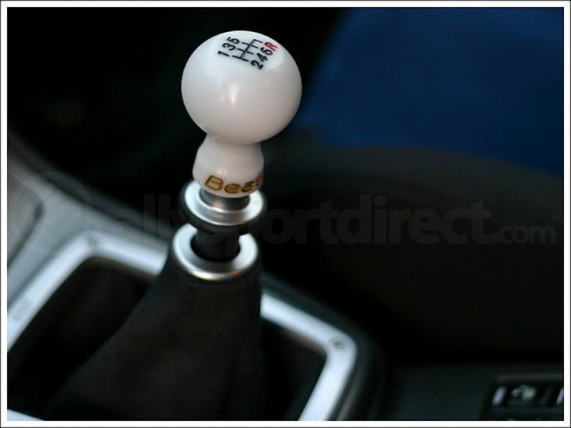 Beatrush Duracon Shift Knob White 6MT (Part Number: A91212W-GD) User Media for: Beatrush Duracon Shift Knob White 6MT - Subaru 6MT Models (inc. 2004+ STI / 2015+ WRX)