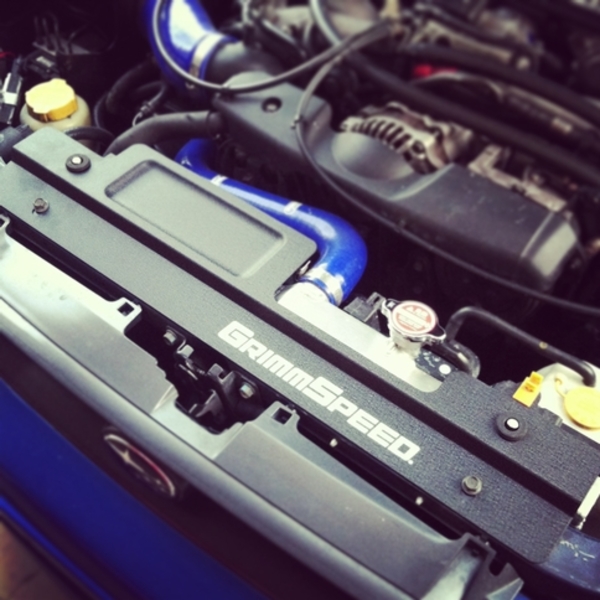 GrimmSpeed Radiator Shroud w/ Tool Tray Black (Part Number: 096005) User Media for: GrimmSpeed Radiator Shroud w/ Tool Tray Black - Subaru WRX/STi 2002-2007
