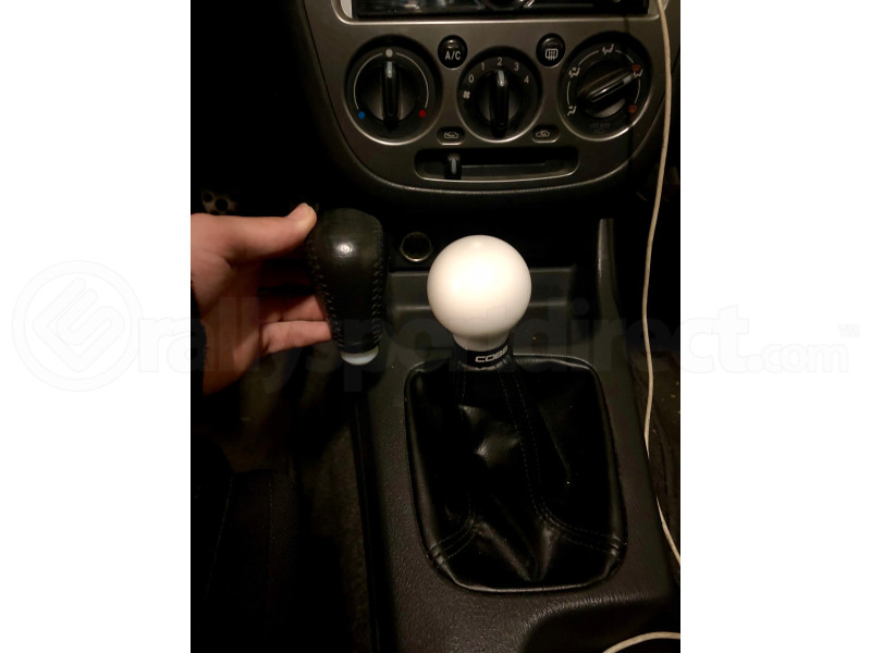 COBB Tuning Delrin Shift Knob White/Black 5MT (Part Number: 211350-W-BK) User Media for: COBB Tuning Delrin Shift Knob White/Black 5MT - Subaru 5MT Models (inc. 2002-2014 WRX)