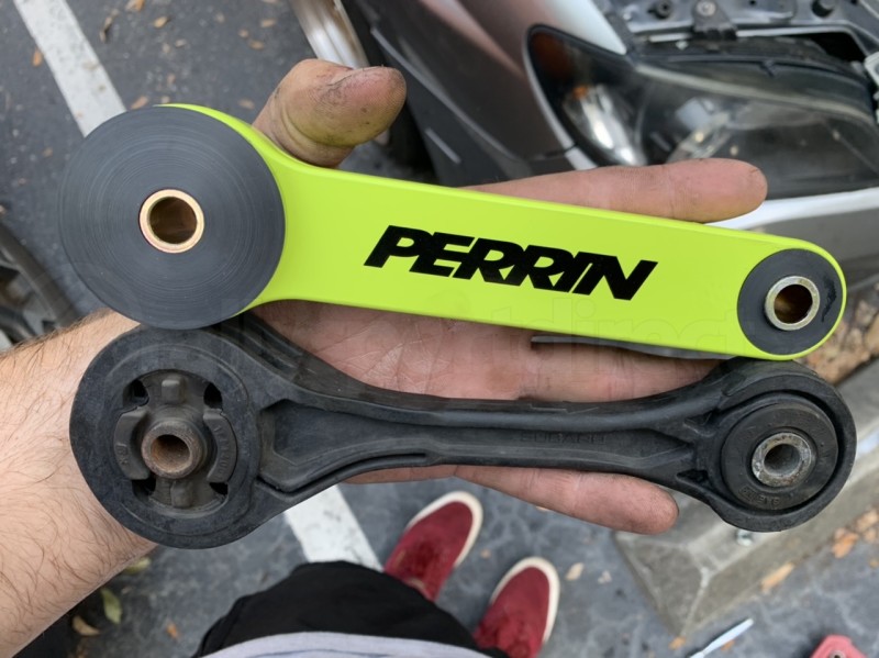 PERRIN Pitch Stop Mount Neon Yellow (Part Number: PSP-DRV-101NY) User Media for: PERRIN Pitch Stop Mount Neon Yellow - Subaru Models (inc. 2002+ WRX/STI)