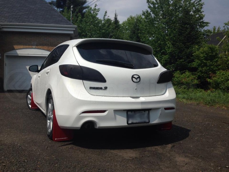 Rally Armor UR Mudflaps Red Urethane White Logo (Part Number: MF17-UR-RD/WH) Rally Armor UR Mudflaps Red Urethane White Logo (Part Number: )