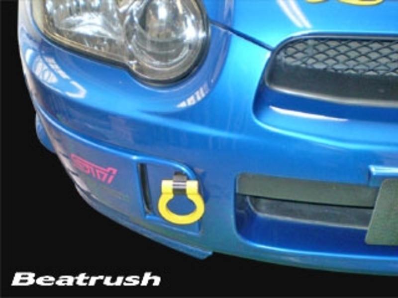 Beatrush Front Tow Hook Yellow (Part Number: S106016TF-FS) User Media for: Beatrush Front Tow Hook Yellow - Subaru WRX/STi 2002-2007