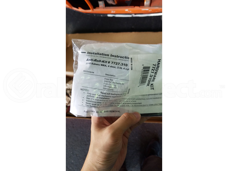 Eibach Sway Bar Front 25mm ( Part Number: EIB7727.310) Eibach Sway Bar Front 25mm ( Part Number: 7727.310)