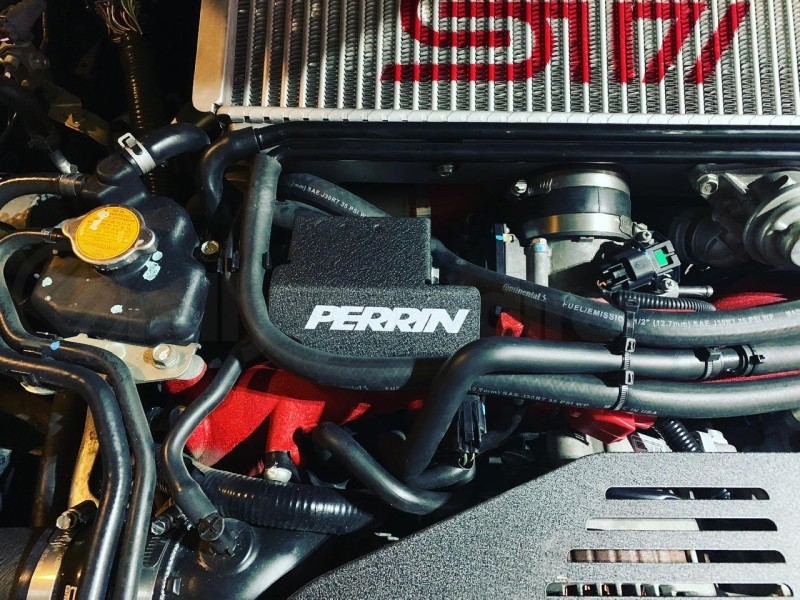 PERRIN Boost Control Solenoid Cover Black (Part Number: PSP-ENG-161BK) User Media for: PERRIN Boost Control Solenoid Cover Black - Subaru STI 2008+