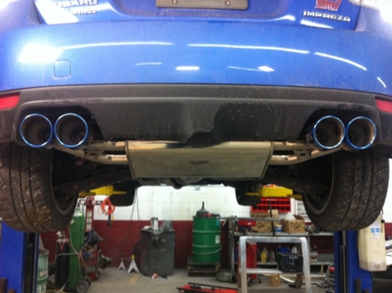 Invidia Q300 Cat Back Exhaust Titanium Tip (Part Number: HS08STIG3T) User Media for: Invidia Q300 Cat Back Exhaust Titanium Tip - Subaru STI Hatchback 2008-2014 / WRX Hatchback 2011-2014