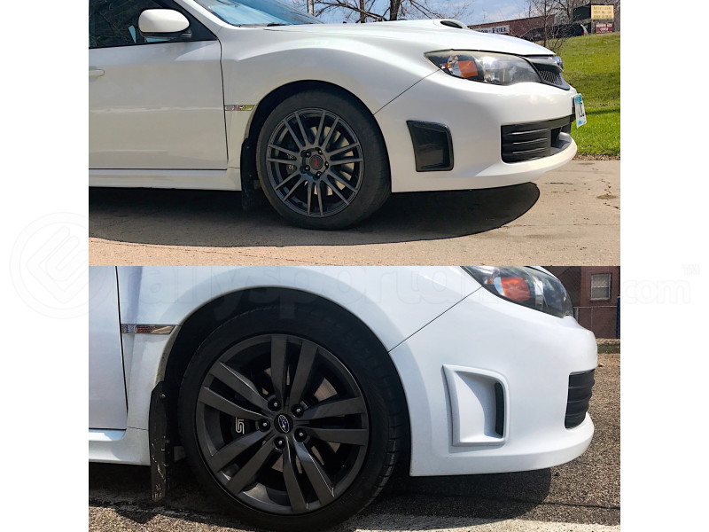 Rexpeed Carbon Fiber Front Bumper Side Vents (Part Number: G02) User Media for: Rexpeed Carbon Fiber Front Bumper Side Vents - Subaru STI 2008-2011