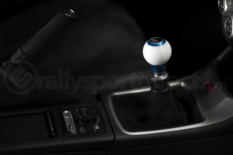 AutoStyled 6 Speed Shift Knob Blue w/ White Delrin Center (Part Number: 1501010102) User Media for: AutoStyled 6 Speed Shift Knob Blue w/ White Delrin Center - Subaru STI 2004+ / Subaru WRX 2015+ / Subaru BRZ 2013+ / Scion FR-S 2013+ / Toyota 86 2017+