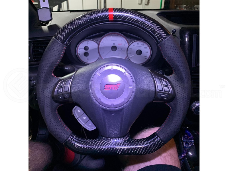 FactionFab Steering Wheel Carbon and Leather (Part Number: 1.10205.4) User Media for: FactionFab Steering Wheel Carbon and Leather - Subaru WRX / STI 2008 - 2014