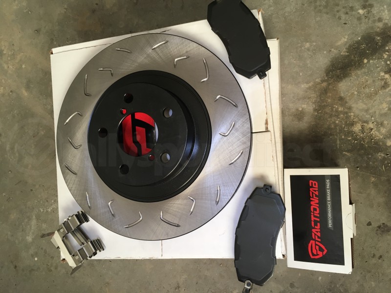FactionFab Swept Slot Bi-Directional Rotor Front (Part Number: 1.10037.1) User Media for: FactionFab Swept Slot Bi-Directional Rotor Front - Subaru Models (inc. 2009-2014 WRX / 2013+ BRZ)