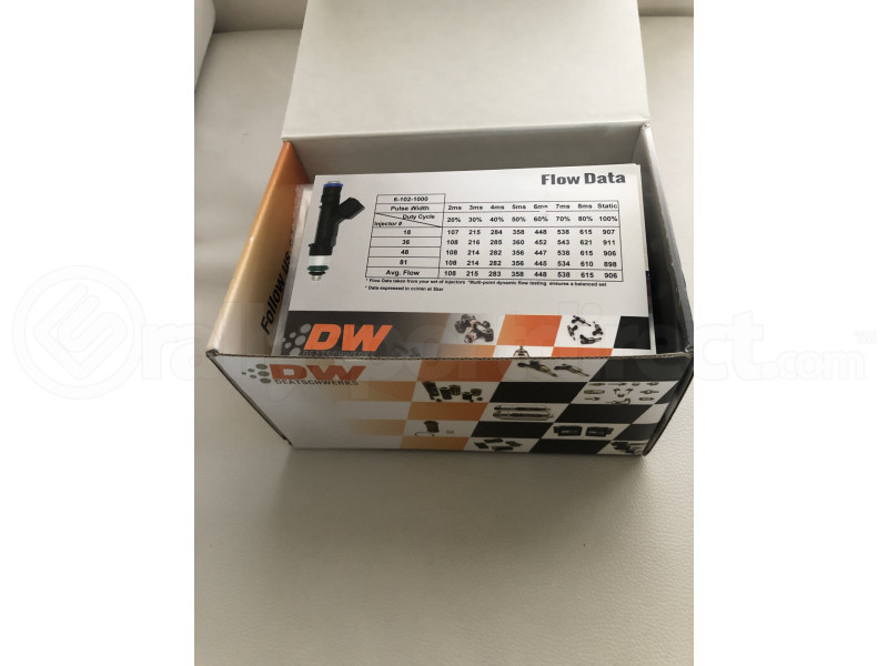 DeatschWerks Fuel Injectors 1000cc w/ Top Feed Fuel Rails (Part Number: 6-102-1000) DeatschWerks Fuel Injectors 1000cc w/ Top Feed Fuel Rails (Part Number: )