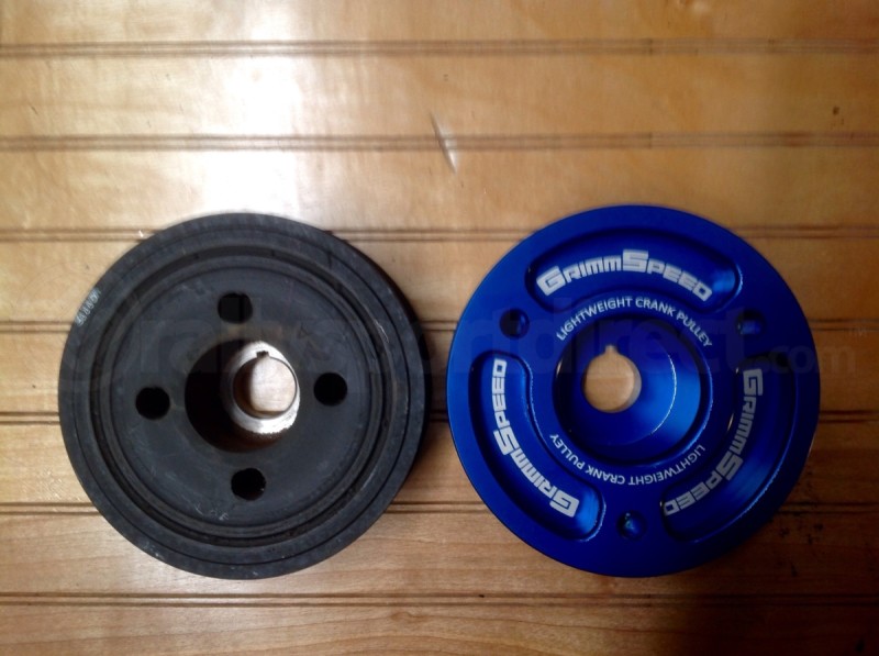 GrimmSpeed Lightweight Crank Pulley Blue (Part Number: 095015B) User Media for: GrimmSpeed Lightweight Crank Pulley Blue - Subaru Models (inc. 2002-2014 WRX / 2004+ STI)