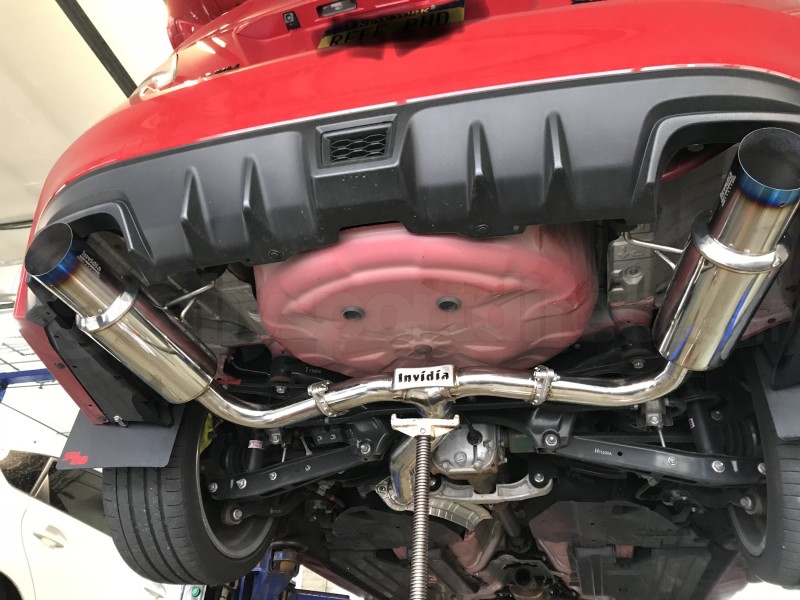 Invidia N1 Cat Back Exhaust Titanium Tips (Part Number: HS15STIGTT) User Media for: Invidia N1 Cat Back Exhaust Titanium Tips - Subaru WRX/STI 2015+