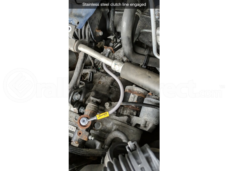 GoodRidge Stainless Steel Coated Clutch Line Subaru WRX Sedan 2008
