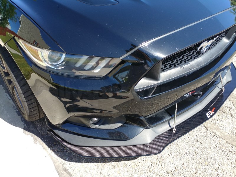 APR Carbon Fiber Wind Splitter With Rods (Part Number: CW-201510) APR Carbon Fiber Wind Splitter With Rods (Part Number: )