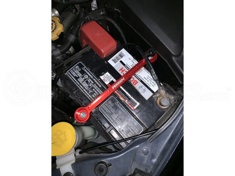PERRIN Battery Tie Down Red Subaru Models (Part Number: PSP-ENG-700RD) User Media for: PERRIN Battery Tie Down Red Subaru Models - Subaru Models
