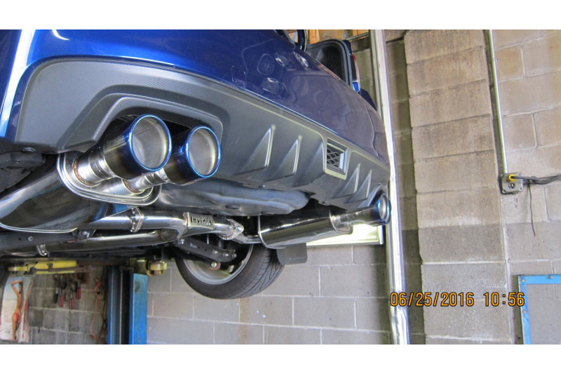 Invidia Q300 Cat Back Exhaust Titanium Tips ( Part Number: INVHS15STIG3T) Invidia Q300 Cat Back Exhaust Titanium Tips ( Part Number: HS15STIG3T)