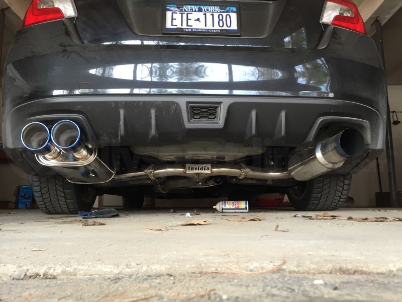 Invidia Q300 Cat Back Exhaust Titanium Tips ( Part Number: INVHS15STIG3T) Invidia Q300 Cat Back Exhaust Titanium Tips ( Part Number: HS15STIG3T)