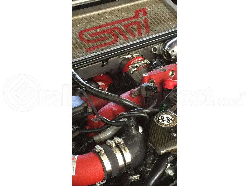 Mishimoto Intercooler Hose Kit Red (Part Number: MMHOSE-SUB-INT4RD) User Media for: Mishimoto Intercooler Hose Kit Red - Subaru STI 2004-2007