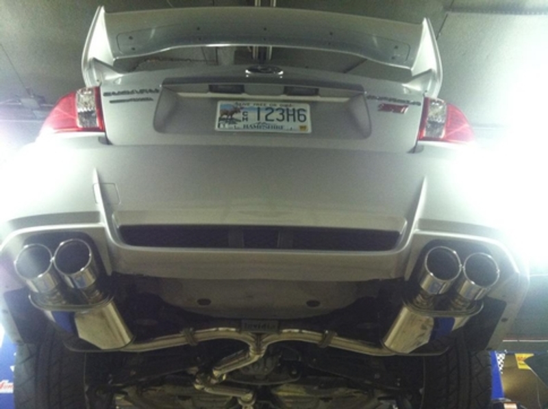 Invidia Q300 Cat Back Exhaust Stainless Tips (Part Number: HS11STIG3S) User Media for: Invidia Q300 Cat Back Exhaust Stainless Tips - Subaru WRX/STI Sedan 2011-2014