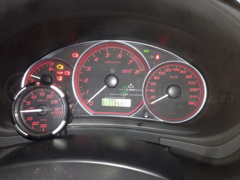 Defi Red Racer Boost Gauge Imperial 52mm 30 PSI White Needle (Part Number: DF06507) Defi Red Racer Boost Gauge Imperial 52mm 30 PSI White Needle (Part Number: )