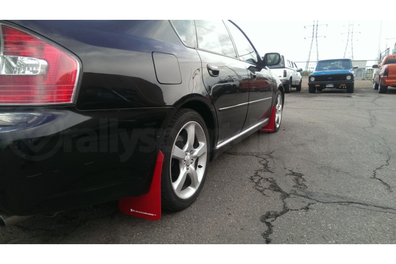 Rally Armor UR Mudflaps Red Urethane White Logo (Part Number: MF4-UR-RD/WH) Rally Armor UR Mudflaps Red Urethane White Logo (Part Number: )