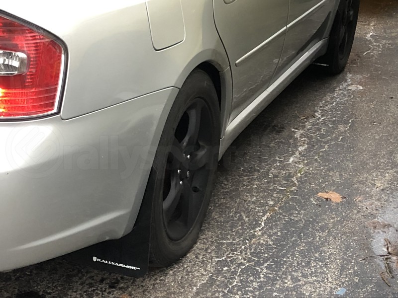 Rally Armor UR Mudflaps Black Urethane White Logo (Part Number: MF4-UR-BLK/WH) Rally Armor UR Mudflaps Black Urethane White Logo (Part Number: )