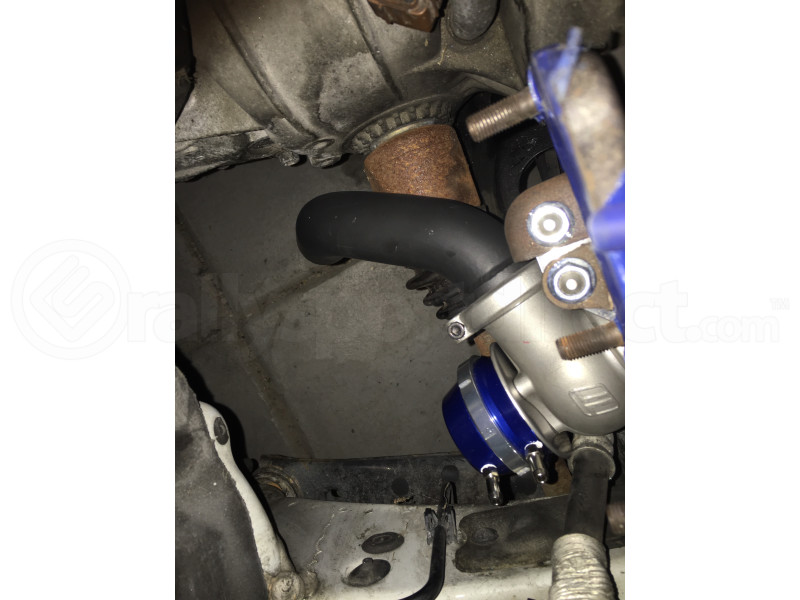 GrimmSpeed and Turbosmart 3840mm EWG 2Bolt Coated Uppipe Blue Wastegate