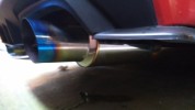 Invidia N1 Cat Back Exhaust Titanium Tips ( Part Number: HS15STIGTT)
