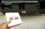 OLM NB+R F1 Rear Brake Light Clear Lens / Black Base / White Bar ( Part Number: A.70051.1)