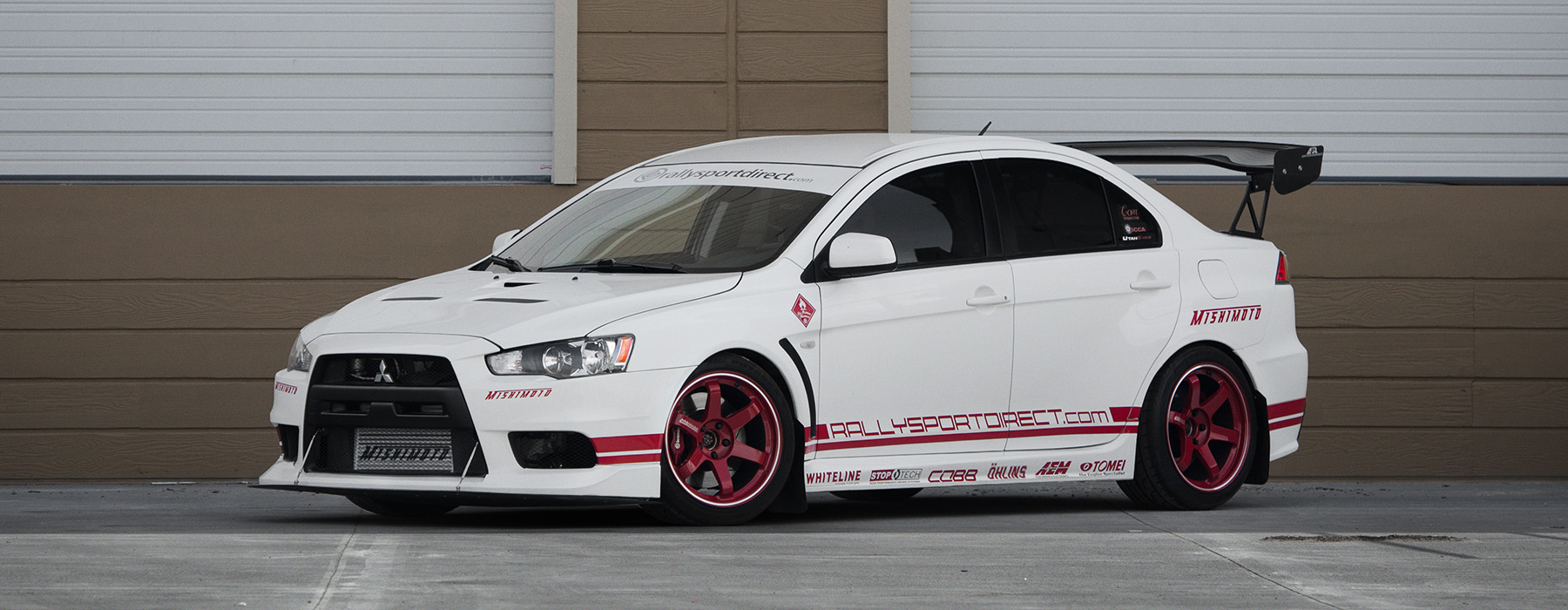 evo x rally parts