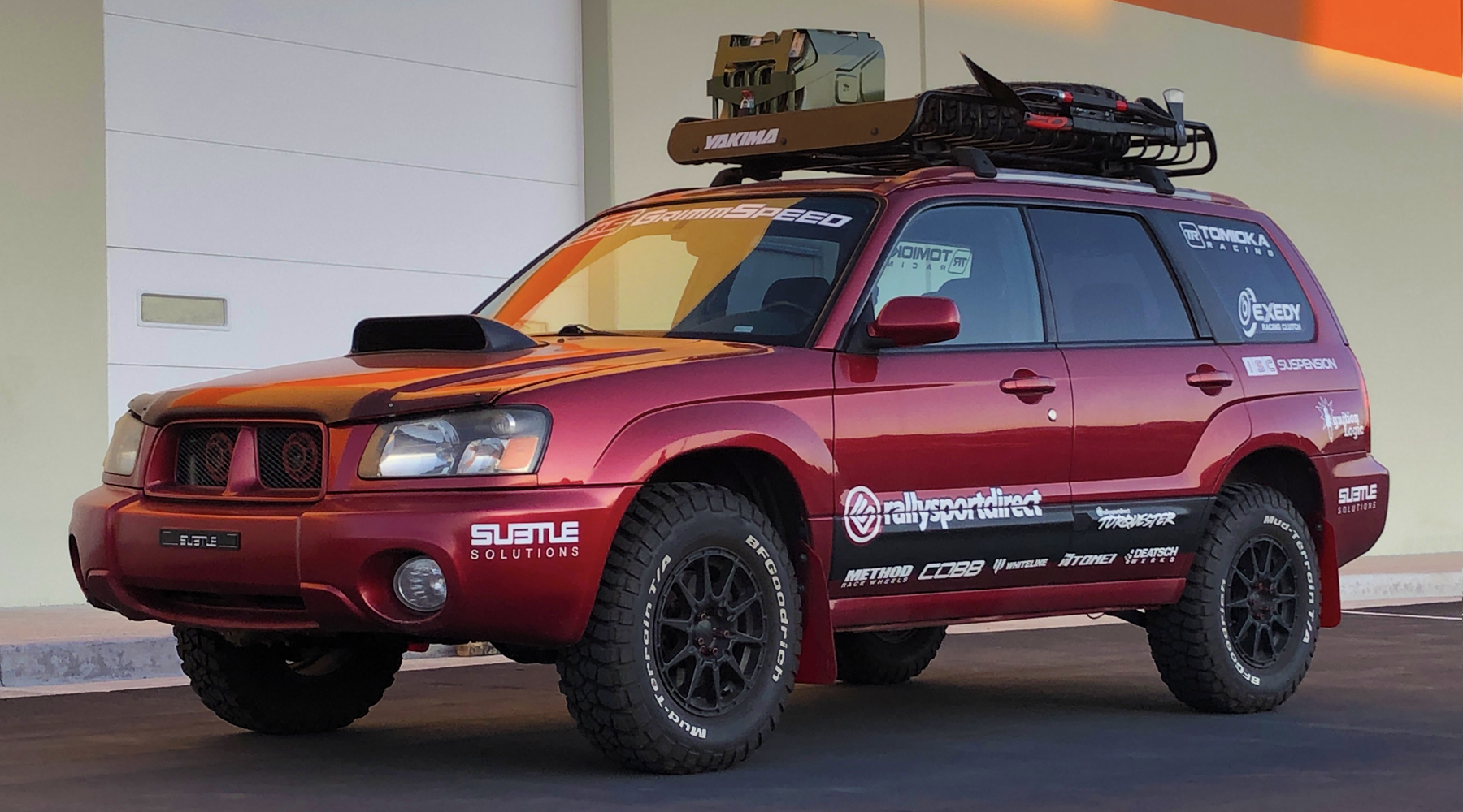 subaru forester rally suspension