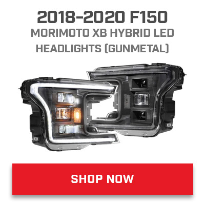 2018-2020 F150 MORIMOTO XB HYBRID LED HEADLIGHTS GUNMETAL 