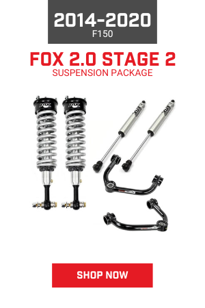 2014-2020 F150 FOX 2.0 STAGE 2 SUSPENSION PACKAGE g g L 