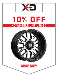 10% Off XD Wheels Now Until 9/30!