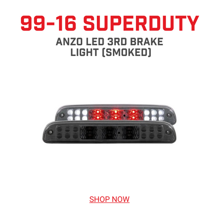 99-16 SUPERDUTY ANZO LED 3RD BRAKE LIGHT SMOKED SHOP NOW 