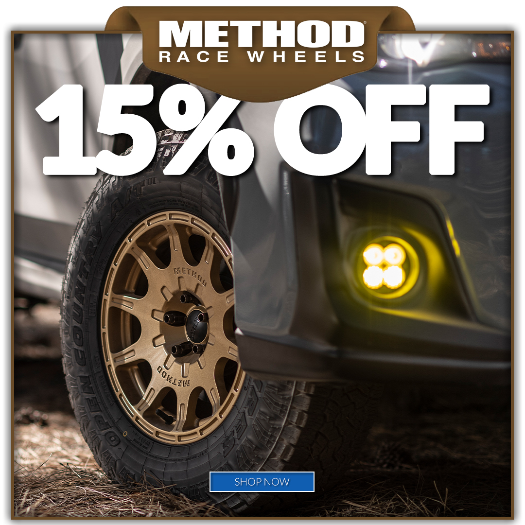 15% Off Method Race Wheels