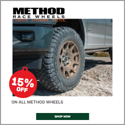Save 15% Off Method Wheels Now