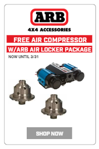 Free ARB Air compressor with Purchase of ARB IFS Air Locker Packages