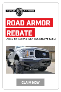 Earn Up to A $350 MFG Rebate On select Road Armor Products